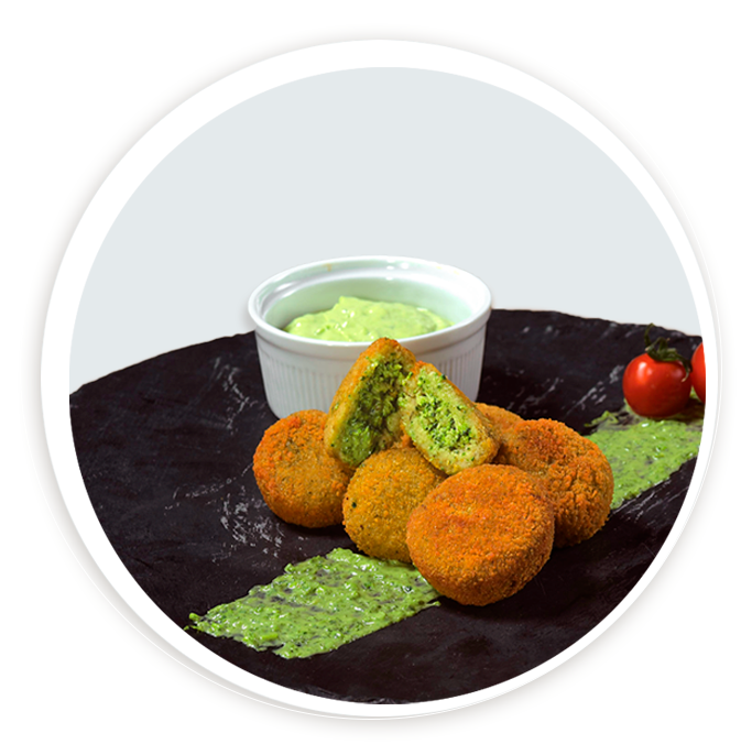 Croquetas de Arroz y Espinaca