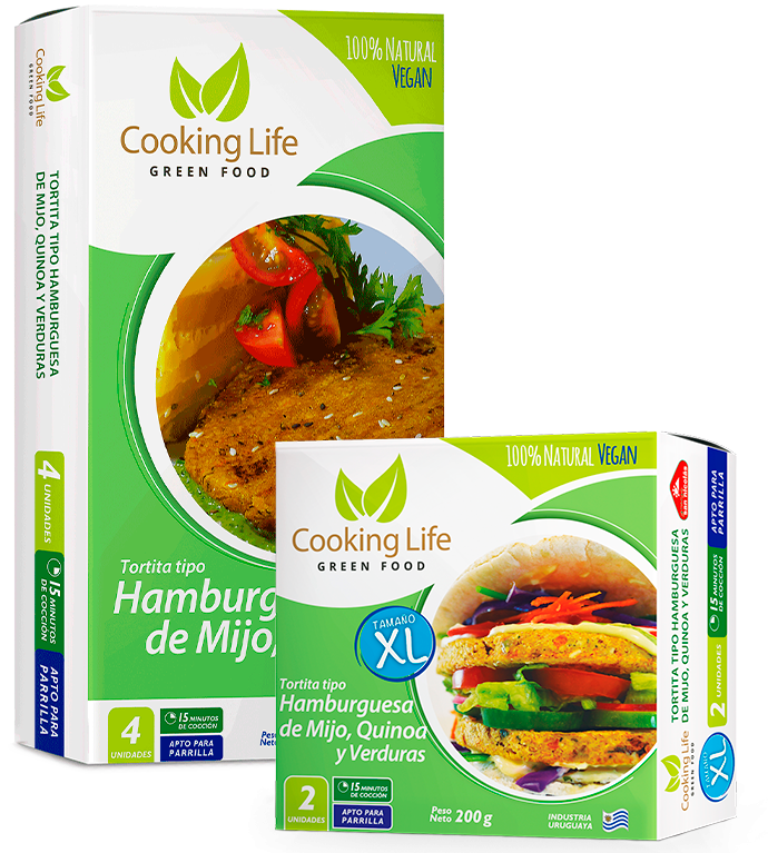 Hamburguesa Mijo Quino y Verdura